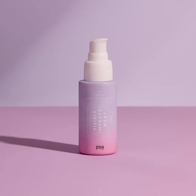 PSA - VISIBLE IMPROVEMENT Peptides & Niacinamide Serum | Beta Glucan & Panthenol, Algae Extract | Suitable for All Skin Types (1 oz | 30 mL)