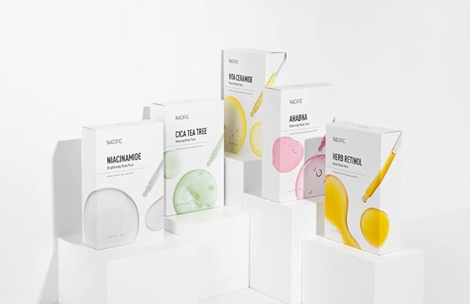 NACIFIC Face Masks Skincare Korean – Premium 10-Sheet Variety Pack for Ultimate Skin Nourishment – Hyaluronic Acid, Ceramide & Vitamin-Infused for All Skin Types