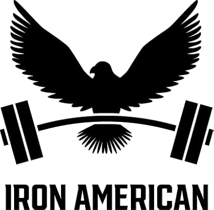 IRON AMERICAN Alpha Barbell Gym Wall Mount Storage 100+ Pound Capacity - Multi-Use Barbell Wall Holder, Barbell Hanger 4.25 x 6.75 x 7.25 Inches - Holds Any Standard Olympic Barbell - Hardware Included