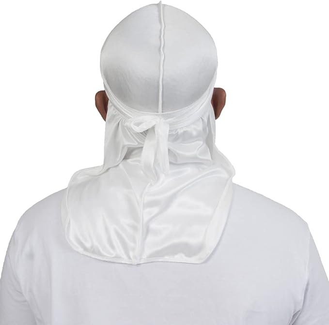 ForceWave 2 Pieces Silky Durag Pack for Men Women Waves, Premium Satin Deluxe Du-rag