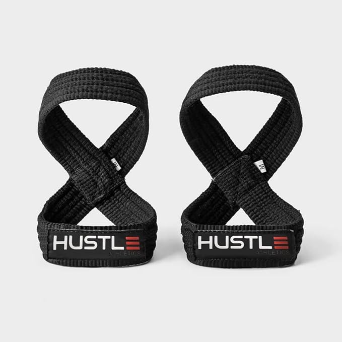 Figure 8 Lifting Straps - Weightlifting Strap Set for Advanced Wrist Support - Exercise Accessories and Gym Workout Equipment for Men and Women to Eliminate Grip Fatigue - Weight Lifting Straps