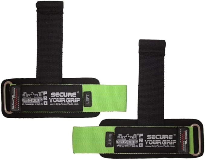 Lifting Dowel Straps Neoprene Padded Wrist Wraps Power Weight Lifting Training Gym Grips Straps Wrist Support Bandage Set of 2 Alternative to Hooks