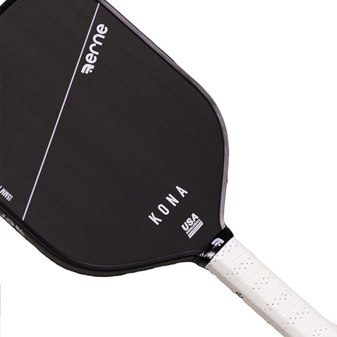 Kona Carbon Pickleball Paddle – 16" Lightweight Design, Carbon Fiber Surface for Spin & Control, 15mm Polymer Core, USAPA Approved