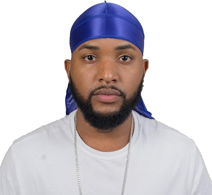 ForceWave 2 Pieces Silky Durag Pack for Men Women Waves, Premium Satin Deluxe Du-rag