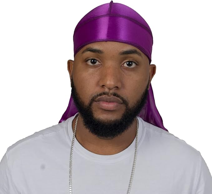 ForceWave 2 Pieces Silky Durag Pack for Men Women Waves, Premium Satin Deluxe Du-rag