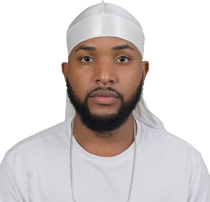 ForceWave 2 Pieces Silky Durag Pack for Men Women Waves, Premium Satin Deluxe Du-rag