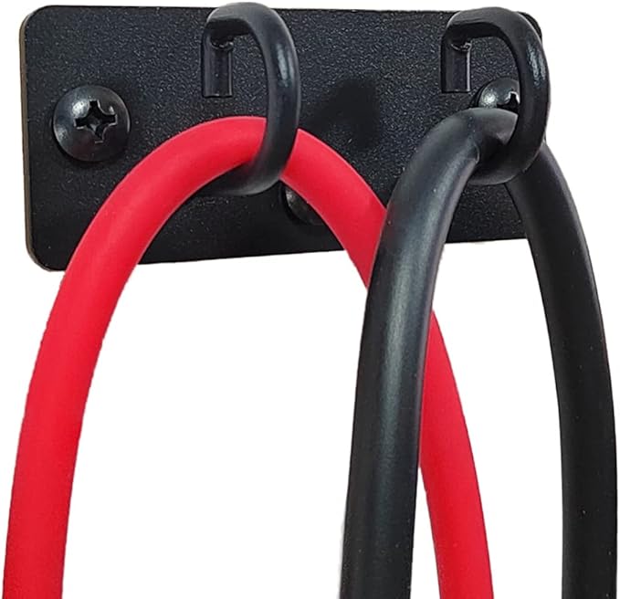 2Pcs Resistance Band Wall Anchors,Space Saving Workout Wall Mount Clip,Ceiling Mounted Hook Exercise Station for Body Weight Straps,Strength Training,Yoga,Home Gym,Physical Therapy