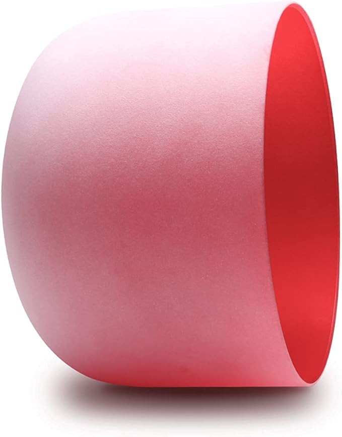 FMTY 10inch Crystal Singing Bowls set prefect pitch(±10HZ) Red(Root)+ Orange(Sacral) with Soft Carrying Bag Sound Bowls Chakra Bowl