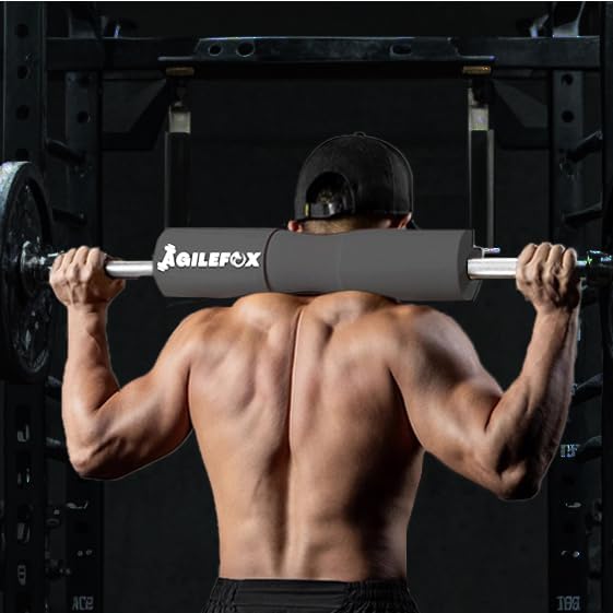 AGILEFOXX Barbell Pad - Squat Pad-Hip Thrust Foam Pad, Comfort & Safety for Strength Training