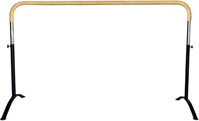 Ballet Barre Portable for Home or Studio, Height Adjustable Bar for Stretch, Pilates, Dance or Active Workouts, Single or Double Bar, Kids and Adults