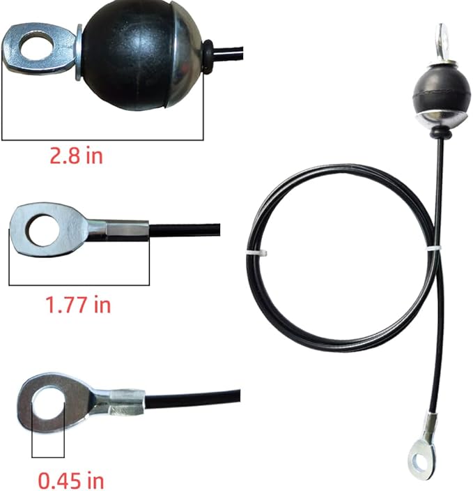 Fitness Gym Replacement Cable Fitness Pulley Cable,Heavy Duty 5mm Steel Wire Rope for Home Gym Cable Pulley Machine Accessories