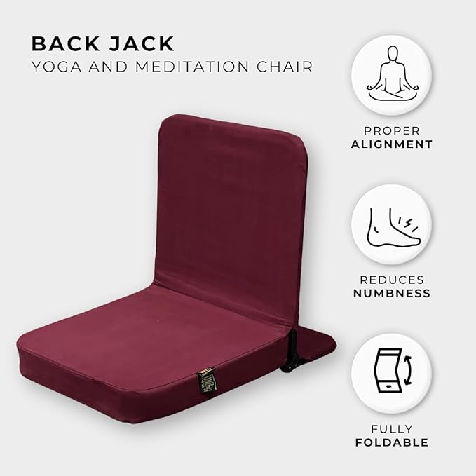 Friends Of Meditation Back Jack Meditation and Yoga Chair (18 X 18 Inch)
