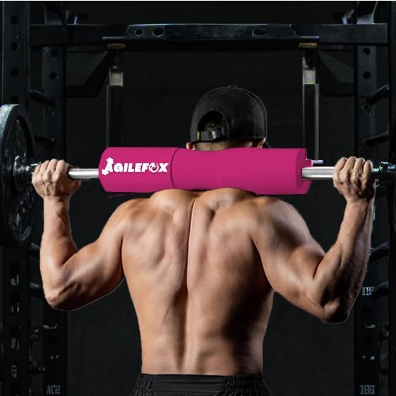 AGILEFOXX Barbell Pad - Squat Pad-Hip Thrust Foam Pad, Comfort & Safety for Strength Training