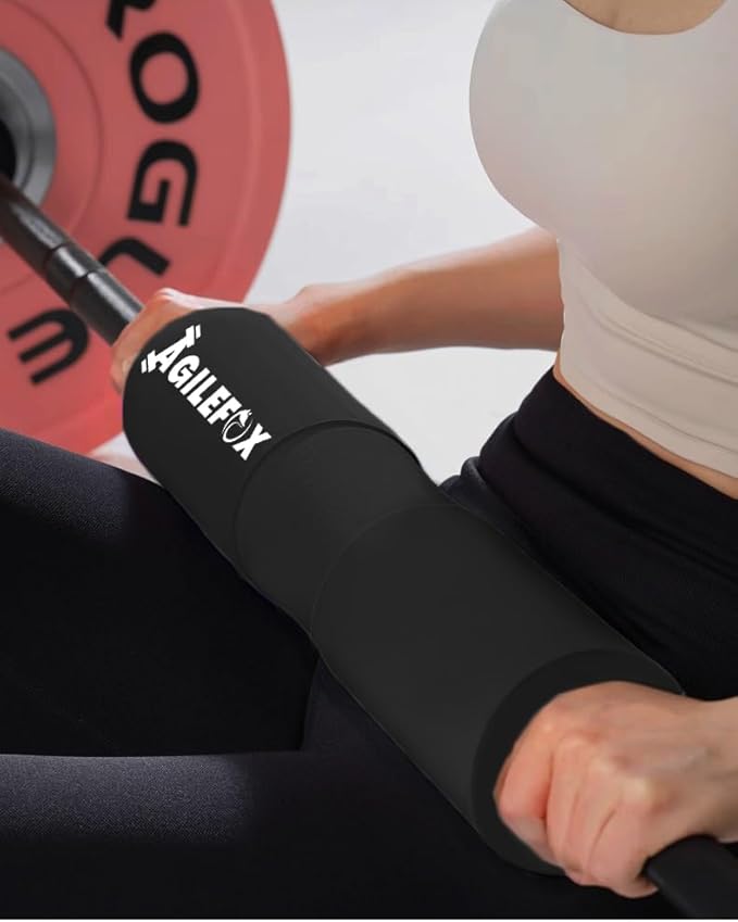 AGILEFOXX Barbell Pad - Squat Pad-Hip Thrust Foam Pad, Comfort & Safety for Strength Training