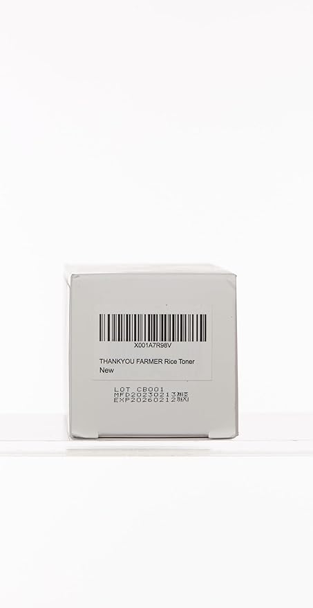 THANKYOU FARMER Rice Pure Toner β Hydrating K-Beauty Face Milk with Niacinamide & Centella β Vegan Korean Skincare for Men & Women, All Ages β Natural Toner for Dry, Sensitive Skin (7.03 oz)