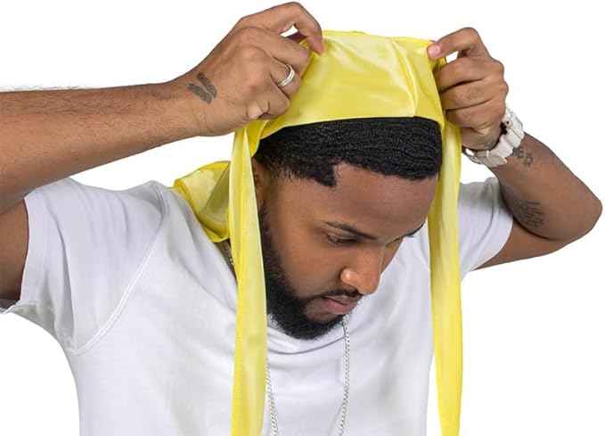 ForceWave 2 Pieces Silky Durag Pack for Men Women Waves, Premium Satin Deluxe Du-rag