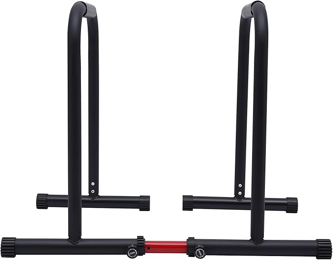 Functional Heavy Duty Dip Stands, Adjustable Parallel Bars for Home Workout, Parallel Bars Workout Exercise Equalizer Bars Fitness, 440LBS Load Capacity