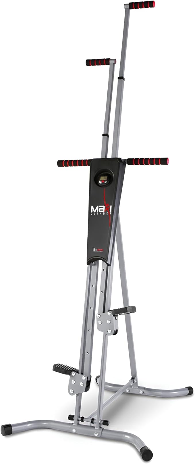 MaxiClimber 2.0 Vertical Climber ERS (Elastic Resistance System) - Easy to Assemble, Folding Exercise Machine Combines Cardio & Strength Training for a Low Impact, Full Body Workout - Free Fitness App