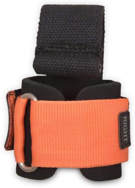 Lifting Dowel Straps Neoprene Padded Wrist Wraps Power Weight Lifting Training Gym Grips Straps Wrist Support Bandage Set of 2 Alternative to Hooks