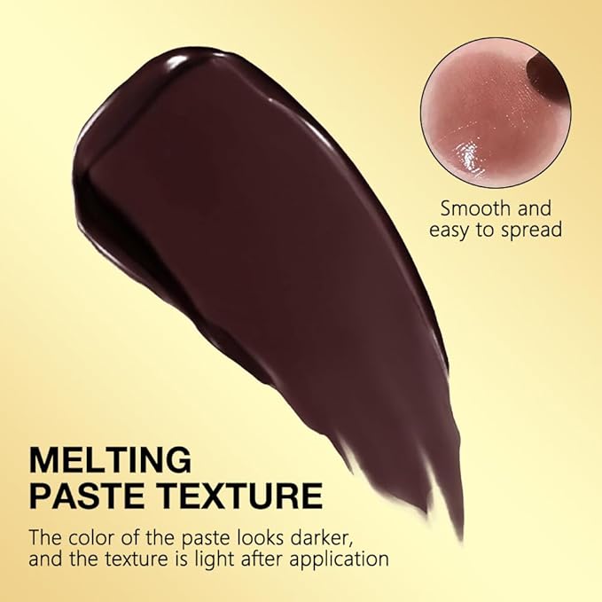 Black Honey Lipstick Tinted Lip Balm, Sheer Hydrating Lip Stain for All Skin Tones, Natural Lightweight Lips Gloss Makeup for Women, Vegan & Cruelty-Free