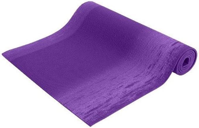 Bean Products Yoga Mat for Exercise - Non Slip Thick Comfortable Workout Floor Mat for Adults and Kids - Eco Friendly Foldable Yoga Mat for Yoga, Pilates, Gym and Stretching