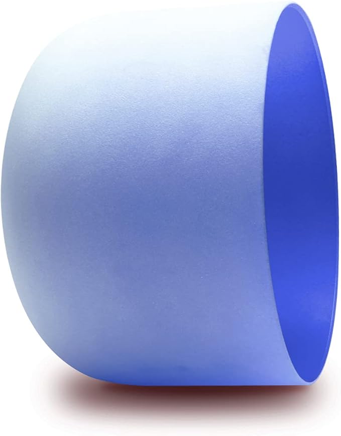 FMTY 10inch Crystal Singing Bowls set prefect pitch(±10HZ) Green(Heart)+ Indigo(3rd Eye) with Soft Carrying Bag Sound Bowls Chakra Bowl