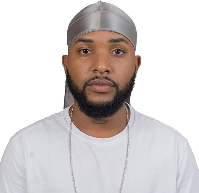 ForceWave 2 Pieces Silky Durag Pack for Men Women Waves, Premium Satin Deluxe Du-rag