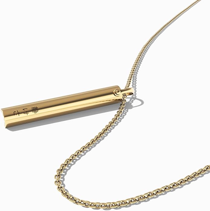 KOMUSO Breathing Necklace Classic Shift - For Habitual Breath Practice, Meditation, Stress and Anxiety Relief - Expert-Designed Breathing Tool to Promote Calm, Mindfulness and Relaxation