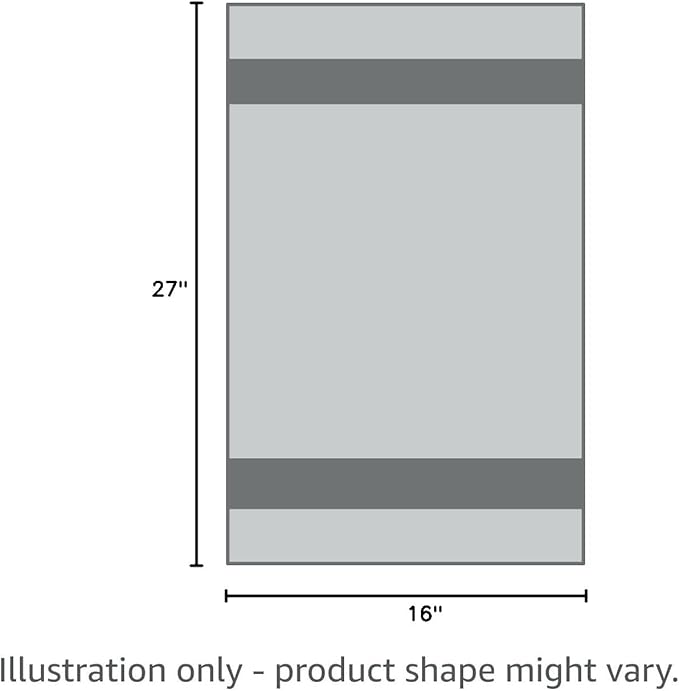 Utopia Towels Cotton Bleach Proof Salon Towel 16 by 27 inches, Bleach Safe Gym 100% Cotton Hand Towel, 24 Pack, Dark Grey