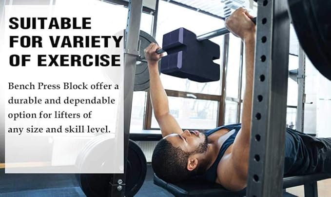 LARA STAR Bench Press Block Press Blocks Boards, Adjustable 2-5 Bench Board, Home Gym Workout Fitness Accessories for Increase Your Bench Press