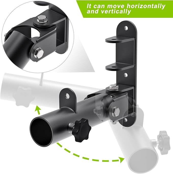 Kipika Landmine Attachment for Olympic Barbell Bars, Wall Mount Landmine Attachment, V Bar Row Landmine Handle and Viking Press Landmine Handle, Versatile Strength Training Equipment for Home Gym