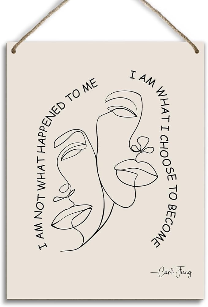 Mental Health Therapy Office Wooden Hanging Wall Decor Positive Energy Wood Sign Positive Affirmations Wood Wall Decor Office School Classroom Nursery Homes chool Decor Therapist Gifts 8''X10'' (DH89)