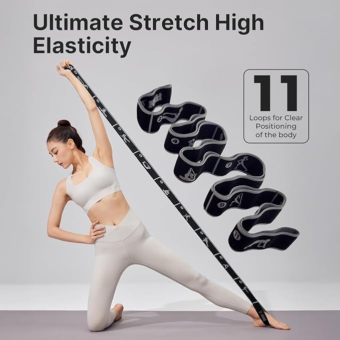 Home Suspension Training Kit & Workout Gloves – Fabric Resistance Band, Kinesiology Tape, Weightlifting Gloves, Jump Rope – Portable Workout Equipment for Strength Training & Fitness