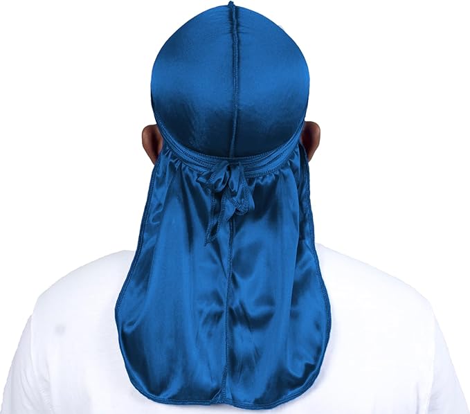 ForceWave 2 Pieces Silky Durag Pack for Men Women Waves, Premium Satin Deluxe Du-rag