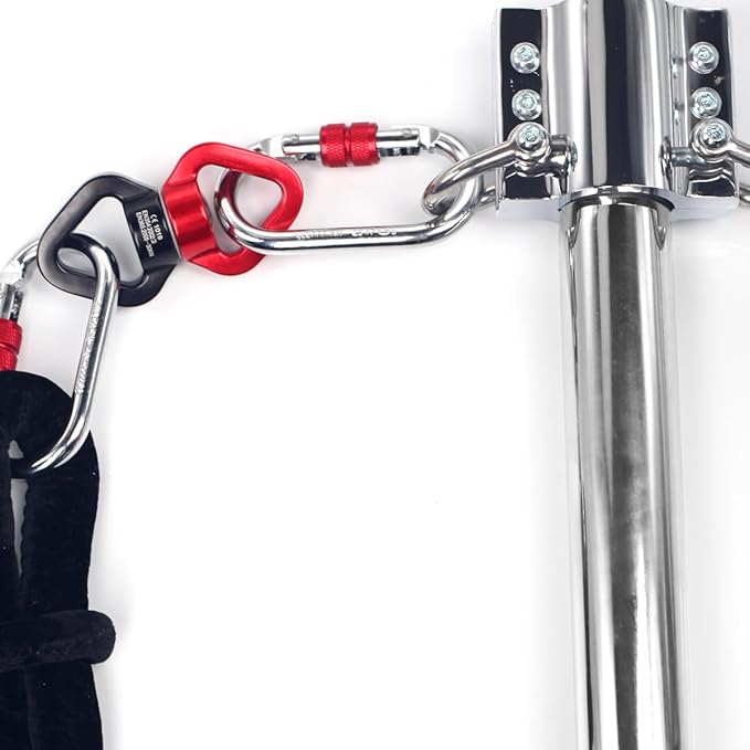 PRIOR FITNESS Aerial Pole Strap Set Pole Grip Dancing Accessory Silks Silkii Professional Grade Accessory Set for Aerial Yoga and Fitness Training