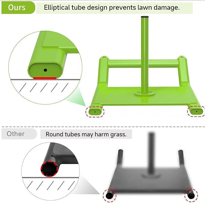 Kipika Weight Sled, Workout Sled, Fitness Strength Training Sled, Speed Training Sled for Athletic Exercise, Speed Improvement, Easily Through Obstacles, Suitable for 1" & 2" Weight Plate