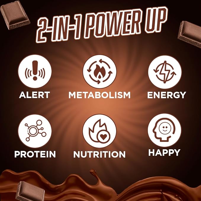 G Fuel Protein + Energy Drink Powder, Pre Workout Caffeine Mix for Gaming, Sugar Free Focus Amino, Vitamin + Antioxidants, 19oz (Chocolate, 20 Servings)