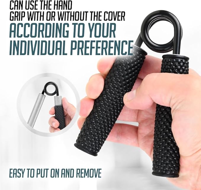 Logest Metal Hand Grip Strengthener 100LB-350LB No Slip Heavy-Duty Grip Strengthener with Gift Box, Great Wrist & Forearm Hand Exerciser, Home Gym, Hand Gripper Grip Strength Trainer