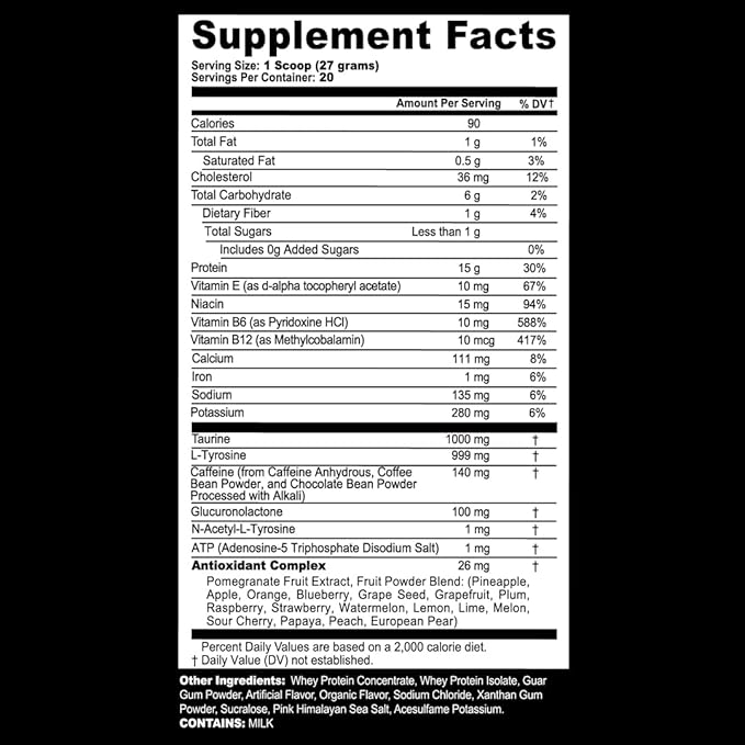 G Fuel Protein + Energy Drink Powder, Pre Workout Caffeine Mix for Gaming, Sugar Free Focus Amino, Vitamin + Antioxidants, 19oz (Cafe Mocha, 20 Servings)