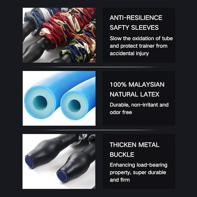 INNSTAR Resistance Bands Accessories Exercise Bands Attachment,Fitness Handles, Workout Bar for Home Gym Workout Full Body Workout