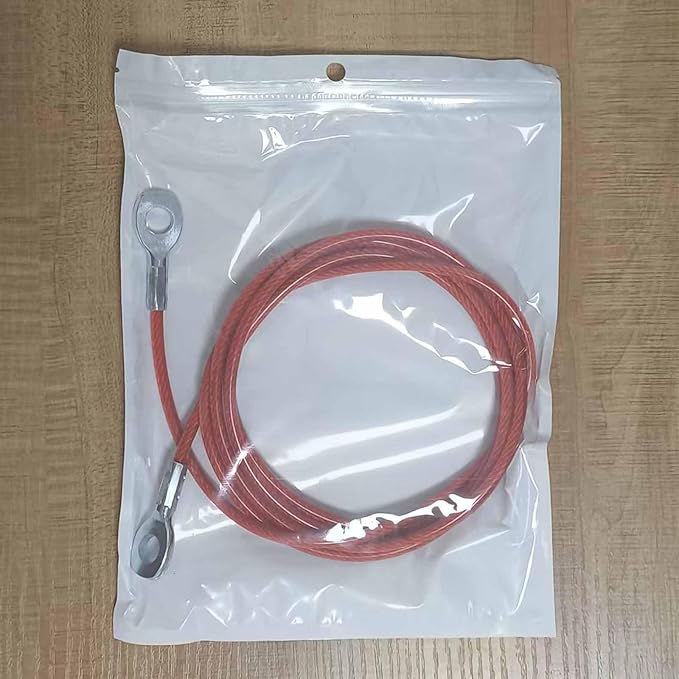 Replacement Cables for Home Gym, Fitness Pulley Cable, Weight Machine Replacement Cable -Thick 5mm(0.2inch) Heavy Duty Steel Wire Rope for Home Gym Cable