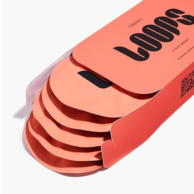 LOOPS WEEKLY RESET - Rejuvenating Hydrogel Face Mask Kit - Rejuvenate, Hydrate, Refine & Plump Face, Moisturized, Pore Refining - Reduces Signs of Puffiness - 5 Pc