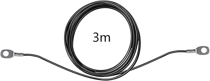 LFJ Replacement Gym Cable with Stopper Ball Fitness Pulley Cable Steel Wire Rope for Cable Machine Home Gym Weight Lift Pulley System