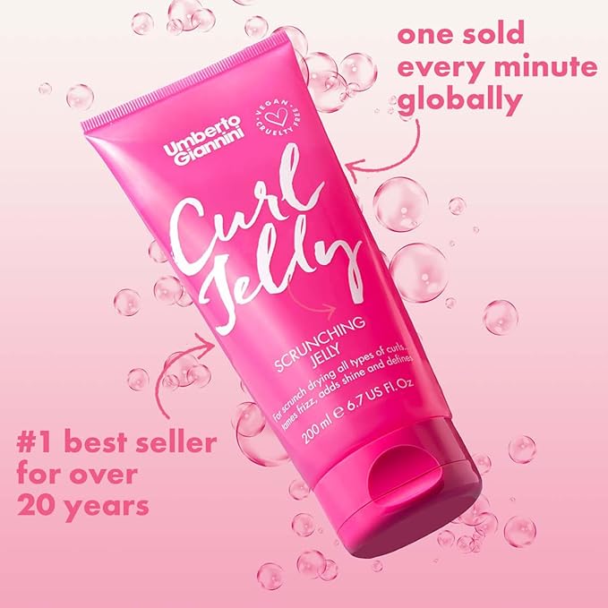 Curl Type 2 Styling Duo, Banana Coconut Air-Dry Cream (5Fl. Oz) & Curl Jelly Scrunching Jelly (6.7Fl. Oz), Hydrate and Define Wavy Hair