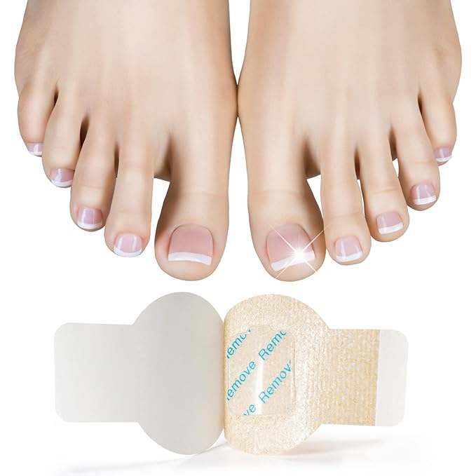 Keravix Nail Patches for Toenails & Fingernails – 63Pcs Parches para uñas con hongos, 8-Hour Fungus Nail Care Repair Stickers for Damaged Nails, for Extra Strengthening, Safe for Sensitive Skin