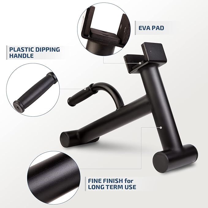 Deadlift Jack Barbell Stand,Barbell Stand for Weight Training Home Gym Easily Unload and Load 600lbs Barbell Plates for Deadlift Exercise