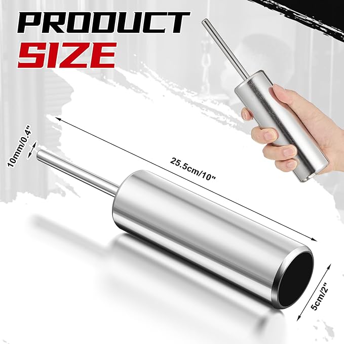 Lasnten Weight Stack Pin Extender for Cable Machine & Home Gym, 10 mm Gym Pin for 2" Weight Plates That Have a 2"(50.8mm) Hole