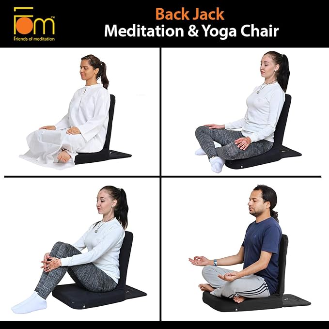 Friends Of Meditation Back Jack Meditation and Yoga Chair (18 X 18 Inch)
