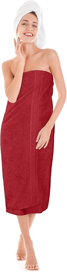 Utopia Towels Luxurious Jumbo Bath Sheet 2 Piece, 600 GSM, 35 by 70 Inches, 100% Ring Spun Cotton, Highly Absorbent and Quick Dry Extra Large Bath Towel, Super Soft Towel, Red
