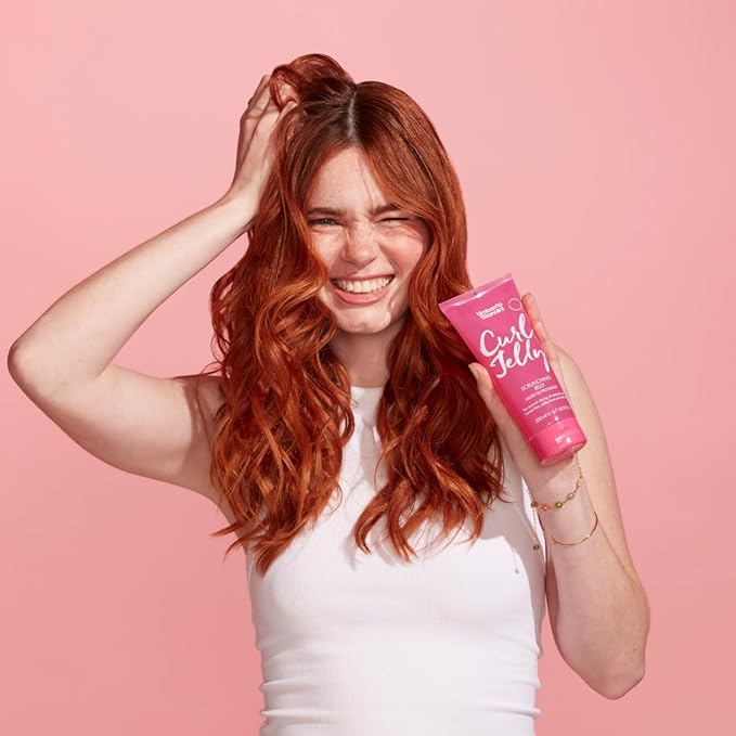 Curl Type 2 Styling Duo, Banana Coconut Air-Dry Cream (5Fl. Oz) & Curl Jelly Scrunching Jelly (6.7Fl. Oz), Hydrate and Define Wavy Hair